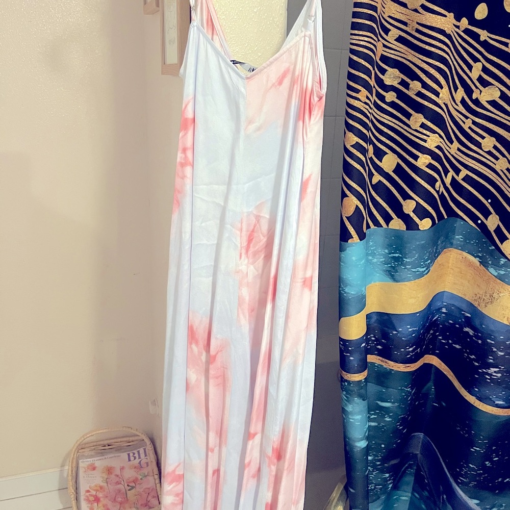 Zara Long silky dress